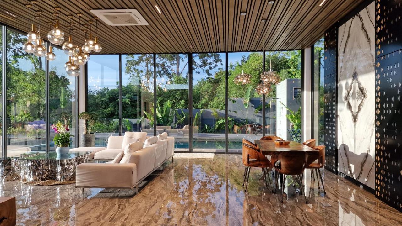 Villa Obsidian, With Staff, Sea View And Walk To Choeng Mon Beach ภายนอก รูปภาพ