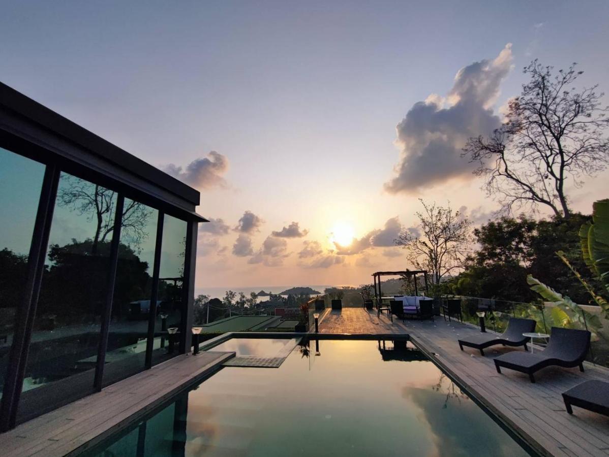 Villa Obsidian, With Staff, Sea View And Walk To Choeng Mon Beach ภายนอก รูปภาพ