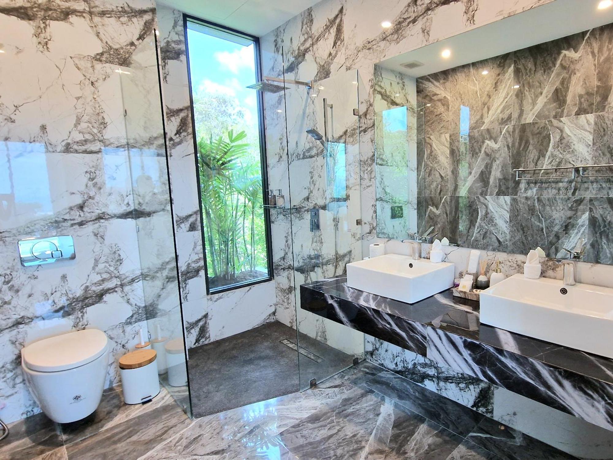 Villa Obsidian, With Staff, Sea View And Walk To Choeng Mon Beach ภายนอก รูปภาพ