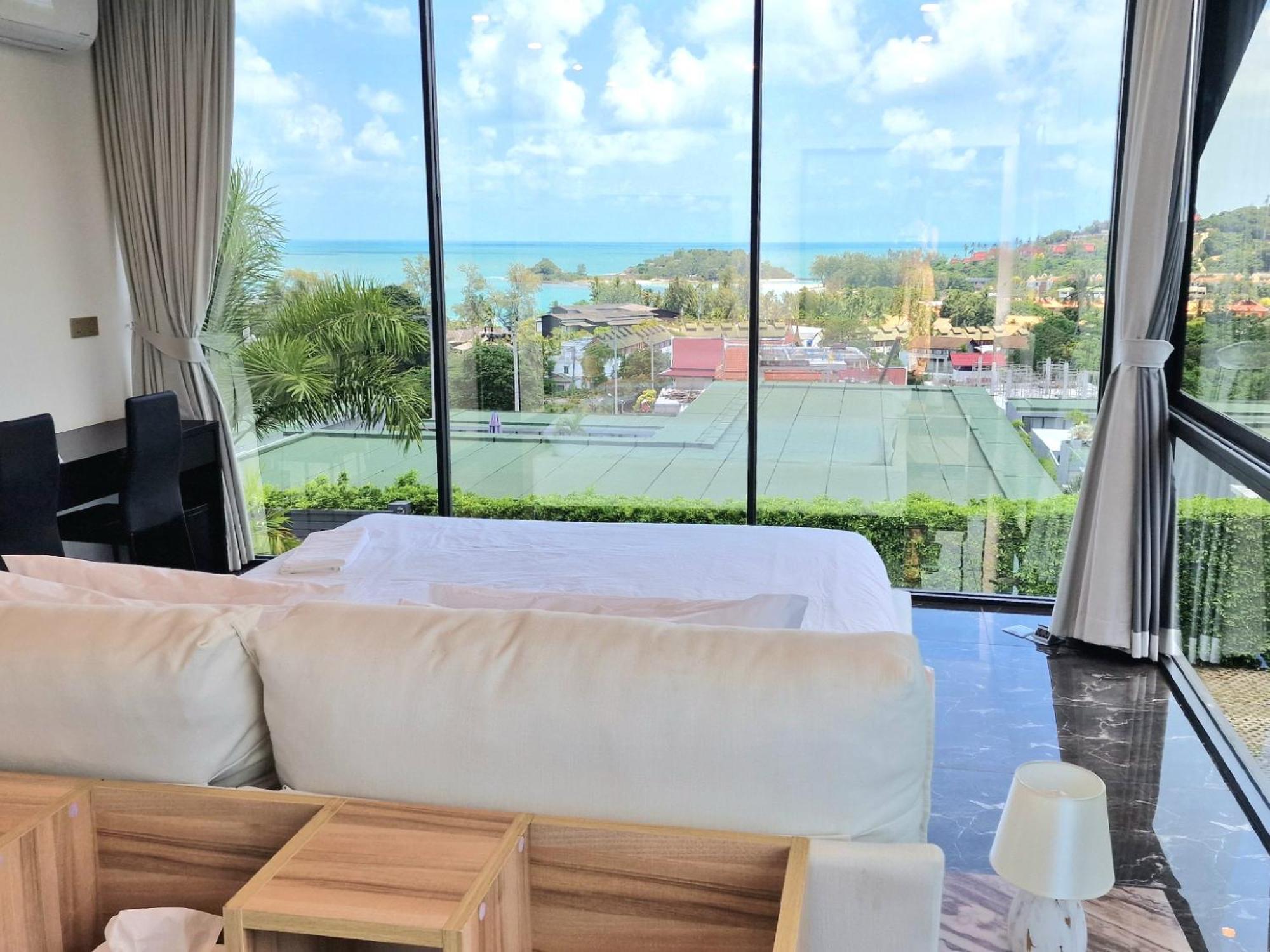 Villa Obsidian, With Staff, Sea View And Walk To Choeng Mon Beach ภายนอก รูปภาพ