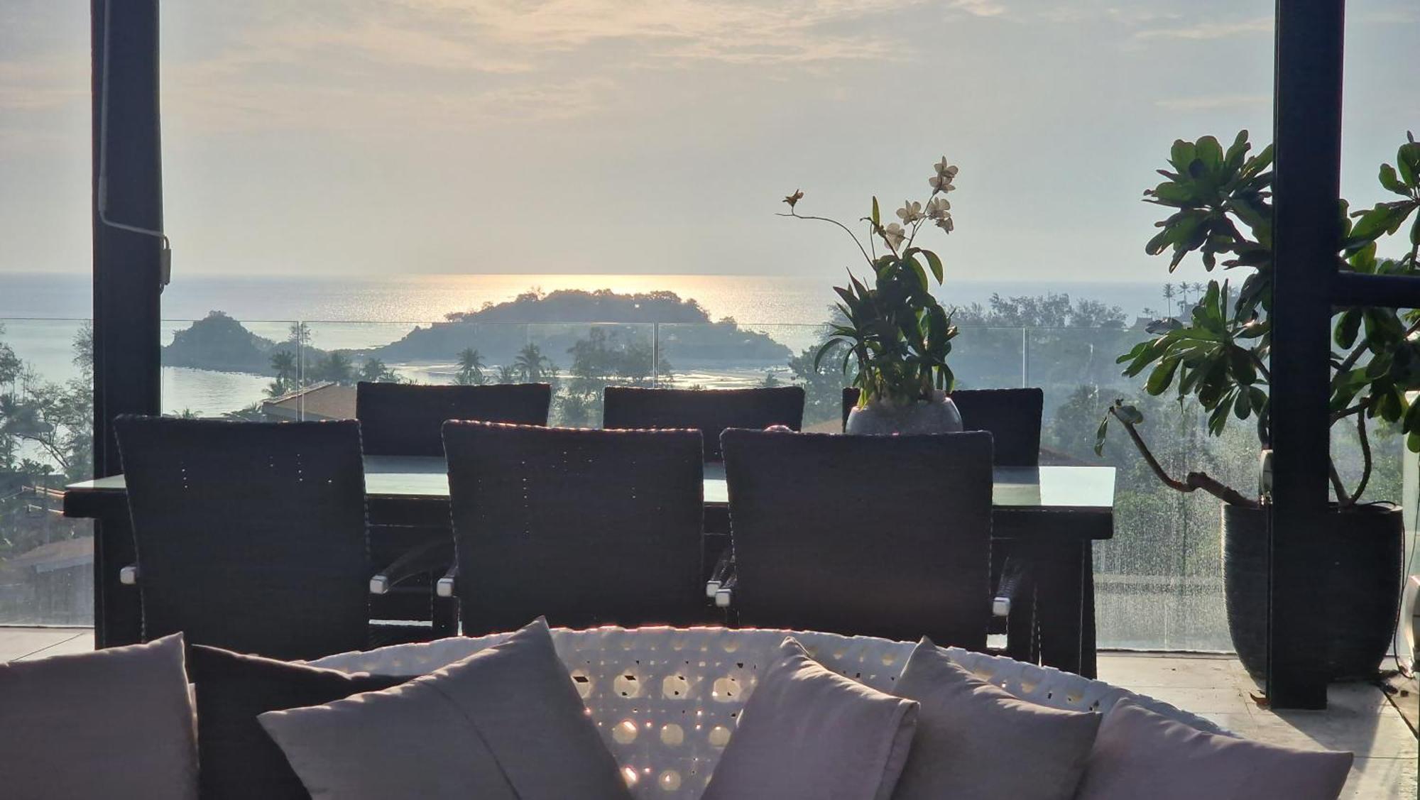 Villa Obsidian, With Staff, Sea View And Walk To Choeng Mon Beach ภายนอก รูปภาพ