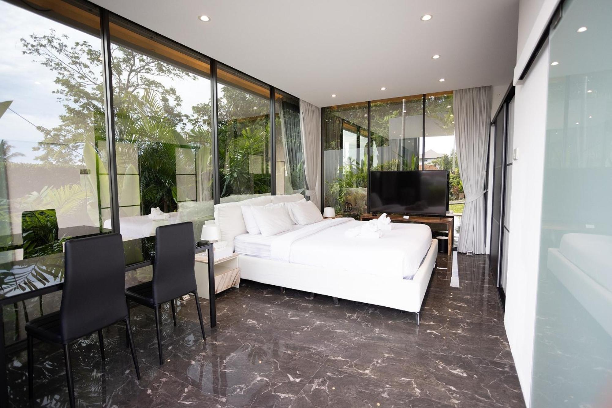 Villa Obsidian, With Staff, Sea View And Walk To Choeng Mon Beach ภายนอก รูปภาพ